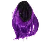CIYODO Purple Wig Short Womens Bob Wig Gradient Colour Cosplay Hair Wig | Synthetic High Temperature Fibre, Adjustable Straps, Secure Fit, Includes Wig Cap, for Parties, Commuting and Stage