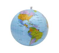 CIYODO PVC Inflatable Globe Beach Ball with Earth Map Design Lightweight and Portable for Adults Suitable for Indoor Outdoor Play Birthday Party Decoration and Pool Games