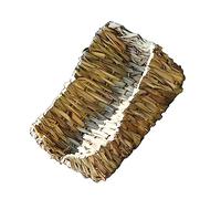 CIYODO Rabbit Grass Bed Natural Hand Made Reed Grass Mat for Small Pets Durable and Safe Sleeping Nest for Hamsters Guinea Pigs and Mice