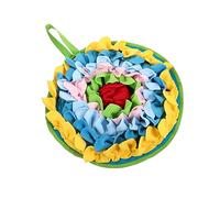 CIYODO Rabbit Sniffing Pad Pet Snuffle for Birds Dog Water Bowl Bunny Rabbit Foraging Rabbit Boredom Breaker Foraging Feeder for Rabbits Snuffle Mat for Dogs Nest Velvet Yellow