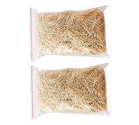 CIYODO Raffia Paper Crinkle Shred Paper Box Filler 2pcs 30g Each for Boxes Wedding Decorations and Valentine’s Day Party Packaging Supplies