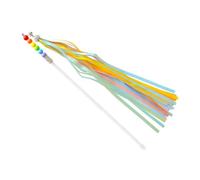 CIYODO Rainbow Tassel Cat Wand with Bells, 31Cm Fairy Stick for Kitten Interactive Play and Hunting Exercise, ’S Cane Festival Props for Cat Entertainment