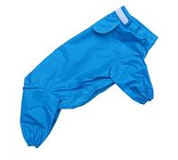 CIYODO Reflective All-Inclusive Dog Raincoat for Medium Small Dogs Waterproof Hooded Jumpsuit Rainwear Size 18 for Outdoor Activities