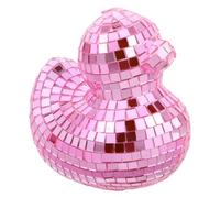 CIYODO Reflective Mirror Ornament Stylish Glass Figurine for Home Decor Desktop Decoration Craft with Display Creative Idea for Parties and Living Accent