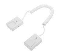 CIYODO Remote Control Holder with Self Adhesive Loss Spring Leash Retractable Security Cable for Phones Tvs Devices Easy Installation Minimalist Modern Design