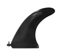 CIYODO Removable Black Surfboard Tail Fin for Inflatable Sup Paddle Board, Medium Template Plastic Fish Fin with Screw, Sturdy Water Sports Accessory for Surfing and Paddleboarding