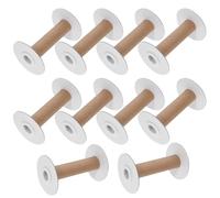 CIYODO Removable Paper and Plastic Sewing Spools Convenient for Sewing Projects 10pcs with Delicate Appearance Design Easy to Use Thread Bobbins for Craft and DIY