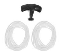 CIYODO Replacement Pull Cord Handle for Lawn Mower and Generator with Plastic Grip, Universal Fit Recoil Starter Handle for Instant Start Performance in Outdoor Power Equipment
