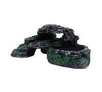 CIYODO Resin Tortoise Terrace Basking Platform Aquarium Ornament Turtle Tank Accessory