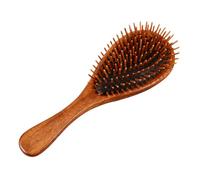 CIYODO Retro Wooden Massage Comb with Detangling Paddle Brush for All Hair Types Scalp Stimulating Barber Brush Lightweight and Portable Hair Styling Tool for Women