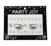 CIYODO Reusable Crystal Face Rhinestone Stickers Sparkly Mermaid Bling Gems for Festival Carnival Party DIY Acrylic Resin Face Art Decoration Multiple Use Glamorous Gems