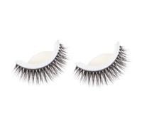 CIYODO Reusable Thick Self Adhesive Natural Eyelashes Long Makeup Eye Lashes Extension Tools Comfortable Soft Fiber False Lashes for Party Wedding Daily Use Style