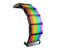 CIYODO Rgb Extension Power Supply Cable 24pin Atx Motherboard Extension for Pc Build Argb Sleeved Power Cord for Gaming Setup Compatible Rgb Lighting Systems