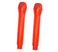 CIYODO Role Play Microphone Props 2pcs Fake Abs Microphones for Party Gaming Media Events