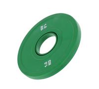 CIYODO Rubber Coated Barbell Plate 1kg Green - Dumbbell Training Weight Plate for Gym Workout, Muscle Strength and Group Fitness