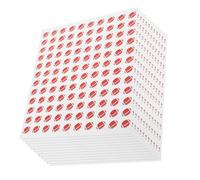 CIYODO Rugby Stickers Brown Sheets 20 Sheets Self-adhesive Copper Plate Decals Easy to Apply for Rugby Ball, Birthday and Collecting and Adults