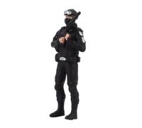 CIYODO Scale Miniature Policeman Resin Figure Detailed Micro Landscape Decoration for Halloween and Desktop Scenes Collectible Police for Office and Study Display