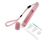 CIYODO Shockproof Thermometer Protective Case with Lanyard Pink Glass Thermometer Sleeve for Home and Travel