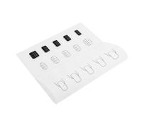 CIYODO Silicone Nail Coloring Mat Transparent DIY Nail Art Practice Pad Silicone Craft Mat for Manicure Training