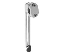 CIYODO Silver Aluminium Quill Stem for Bike Fork and Handlebar with Gooseneck Shape, Sturdy Material and Ergonomic Comfort for Road and Mountain Bikes Replacement