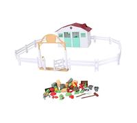 CIYODO Simulated Farm Model DIY House Set for Eco Friendly Educational Interactive Role Play for Boys and Home and Outdoor Decoration Stimulates Imagination and Real Life Random Color