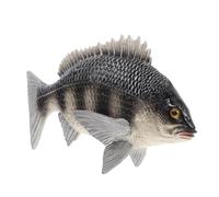 CIYODO Simulation Bream Model Realistic Animal Figurine for Compact Plaything for Early Education Fish for Imaginative Play and Ocean Themed Decor