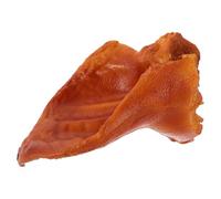 CIYODO Simulation Cooked Pig Ear 1Pcs - Realistic Plastic Fake Pig Ear Prop for Party Decoration and Prank with Lifelike Food Model