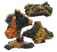 CIYODO Simulation Volcano Model with Vivid Lava Eruption Effect, Miniature Artificial Volcanic Landscape Decoration for ’ Science Education and Learning