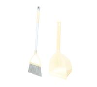 CIYODO Small Broom and Dustpan for Lightweight Plastic Household Sweeping Tool with Snug Storage Practical for Home and Kindergarten Cleaning and Housekeeping Gift