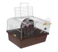 CIYODO Small Pet Travel Carrier Hamster Cage Portable for Birds Bunnies Small Animals Water Container Essentials