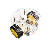 CIYODO Smart Obstacle Avoidance Car Kit Double Layer Chassis for DIY Learning Easy to Install Robot Car with Integrated Power System Compatible with Arduino