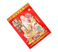 CIYODO Snake Year Wall Calendar Tearaway Chinese Lunar Planner with Twenty-four Solar Terms Reminder Daily Page Desk and Countertop Organizer with Auspicious Dates and Lunar Phases for