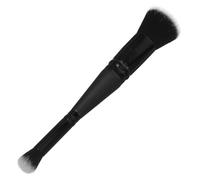 CIYODO Soft Dual-ended Foundation and Powder Brush Small Liquid Makeup Brush Handle Multifunctional Blending Tool for Natural Even Cosmetic Application