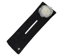 CIYODO Soft Wire Flower Hair Bun Maker White Fabric Donut Shaper for Women Easy Twist-up Styling Tool for Travel Parties and Daily Updos Practical for Birthday and Christmas