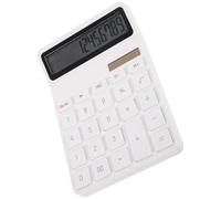 CIYODO Solar Dual Power Student Calculator Desktop Basic Calculating Tool Lightweight Portable for Office School Accounting Use