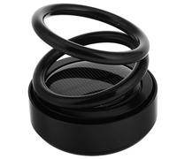 CIYODO Solar Powered Car Aromatherapy Diffuser with Auto Rotating Double Ring Suspension Fit Perfume Air Freshener for Interior Decoration and Freshening