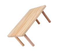 CIYODO Solid Wood Hamster Platform Wooden Activity Center for Mice Climbing Toys Bridge