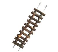 CIYODO Solid Wood Ladder for Guinea Pigs Bird Training Toy Wooden Climbing Ladder for Cage Parrot Toy Bird Step Hamster Climbing