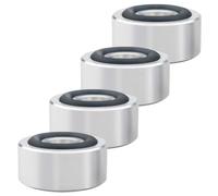 CIYODO Speaker Stand Subwoofer Stand 4Pcs Vibration Damper Base Mat Aluminum Alloy Speaker Isolation Feet for Home Audio Systems