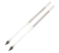 CIYODO Specific Gravity Hydrometer, Liquid Gravity Scale, 2pcs Glass Baume Hydrometer 0-70, Easy to Read for Food Processing and Syrup