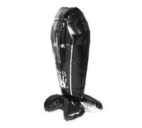 CIYODO Spooky Halloween Coffin Shaped Balloon Large Aluminum Foil Decoration for Party Tombstone Theme Unique Haunted House Ornaments for Eye Catching Photo Props