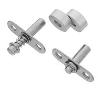CIYODO Spring Loaded Door Pivot Hardware 2 Sets Adjustable Heavy Duty Pivot Shaft for Decorative Partitions and Office Dividers