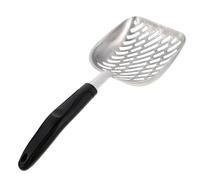 CIYODO Stainless Steel Cat Litter Scoop for Waste Cleanup Cleaning Tool for Pet Owners White Wide Mouth Design Suitable for All Types of Litter