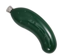 CIYODO Stainless Steel Cucumber 5oz Flask Portable Hip Whiskey Bottle Metal Decanter for Travel Camping Outdoor Use