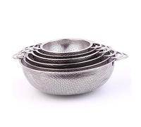 CIYODO Stainless Steel Fruit Vegetable Basket Sink Colander Double Handles Dishwasher Safe