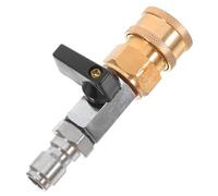 CIYODO Stainless Steel High Pressure Valve Quick Connect Ball Valve Switch for Car Wash Engine Cleaning Pressure Washer Accessories Easy Operation Compatible with Multiple Models