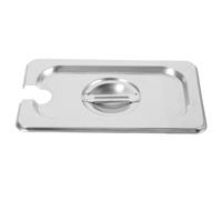 CIYODO Stainless Steel Jam Tray Lid with Rounded Corners Multi-functional Food Pan Cover for Milk Tea Shops Restaurants and Home Use Serving Dish Protector