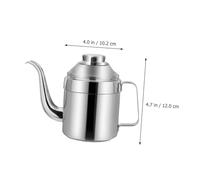 CIYODO Stainless Steel Oil Can with Curved Handle Kitchen Oil Bottle for Soy Sauce and Flavoring Liquids and Easy to Clean Essential Cooking Accessory