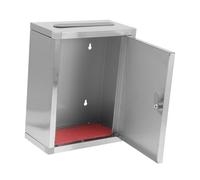 CIYODO Stainless Steel Suggestion Box Large Capacity Public Voting Letter Box Wall-mounted Report Complain Mailbox Easy Install Outdoor Use