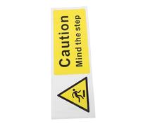 CIYODO Stairs Mind The Step Sign Self-adhesive Warning Signs Caution for Step Collision Safety Decorations Easy to Install Outdoor Use